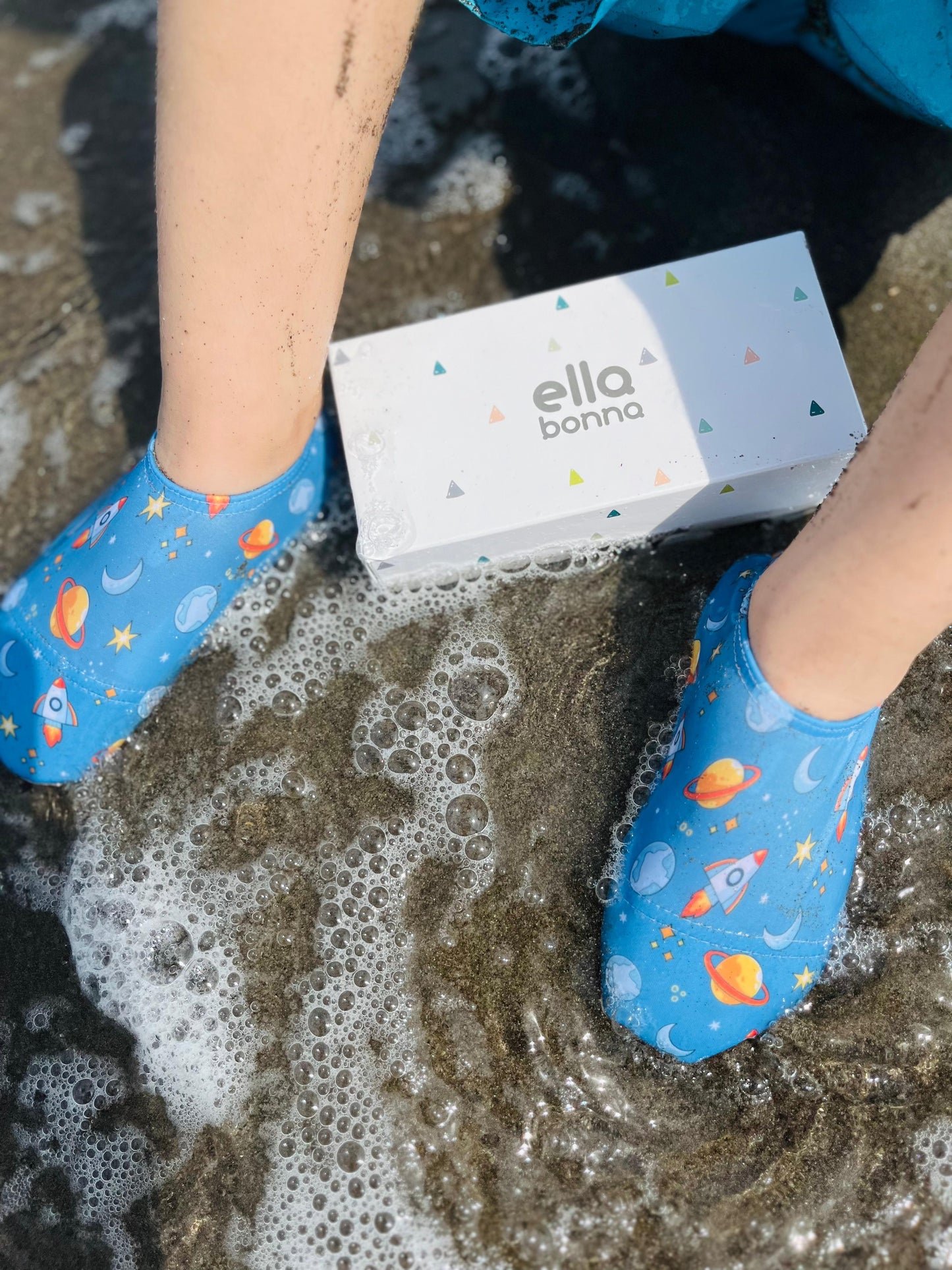 Non-Slip Sole, Unisex Baby, Children's Sea Shoes, Pool Booties, Space