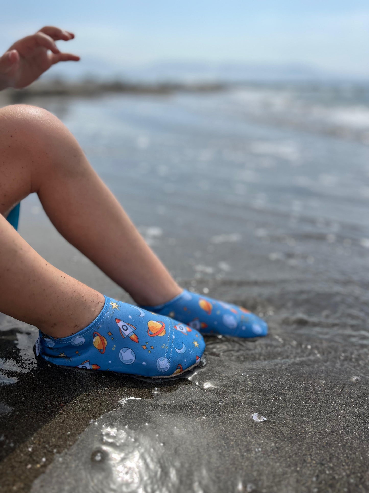 Non-Slip Sole, Unisex Baby, Children's Sea Shoes, Pool Booties, Space