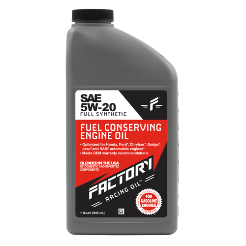 Factory Racing Parts Oil Change Kit Fits Chrysler 300 5.7L 2005-2007 5W-20 Full Synthetic Oil - 7 Quarts