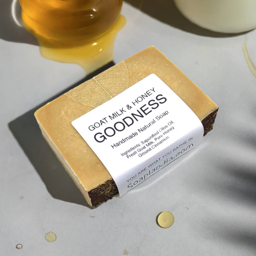 Goat Milk & Honey Goodness Soap, Unscented